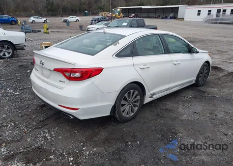 2017 Hyundai Sonata Sport z USA, uszkodzony, nr VIN 5NPE34AFXHH521927